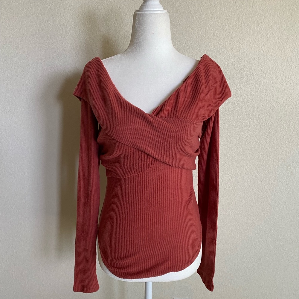 Free people Crisscross Off-the-Shoulder Top